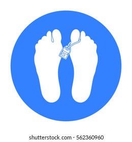 Corpse icon in black style isolated on white background. Drugs symbol stock vector illustration.