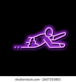 corpse zombie neon light sign vector. corpse zombie sign. isolated symbol illustration