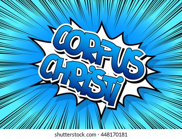 Corpus Christi - Comic book style word
