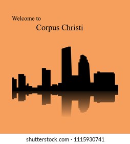 Corpus Christi, Texas ( city silhouette )