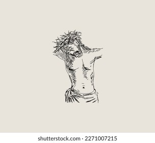 Corpus Sketch-Zeichnung, Art Vektordesign