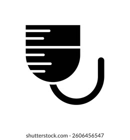 correct application method black icon