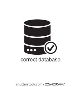 correct database icon , storage icon