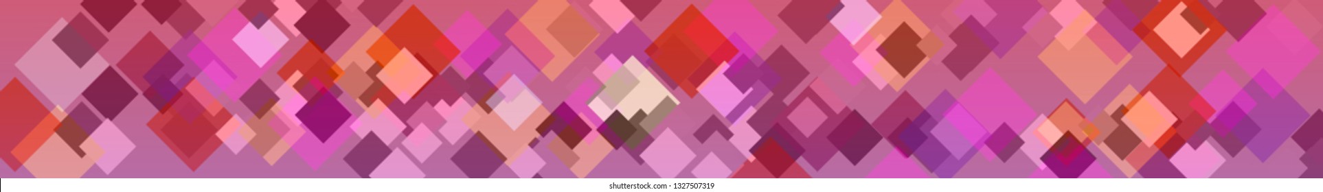 correct diamonds of different colors on a pink background. banner. vector