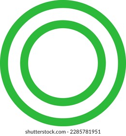 Correct Green Icon - Amazing vector icon suitable for game assets, animation, app, sign, sticker, accepted or approved button and illustration in general - Vector Icon