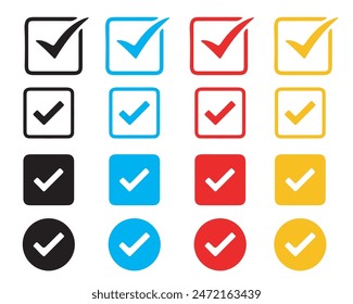 Korrekte Design-Kollektion für Symbolprüfung