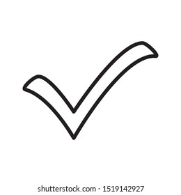 correct icon vector symbol template