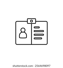correct id icon vector symbol isolated