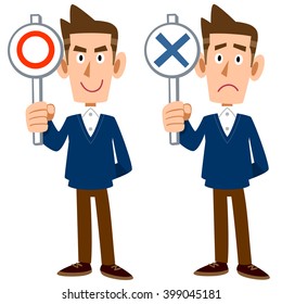 Correct and incorrect answers and men