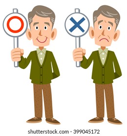 Correct and incorrect answers and the old man