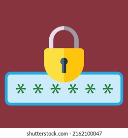 correct password icon. subtable to place on key and lock, security, cyber security, protection, etc.