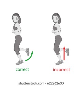 Correct posture running to faster and greatly reduce the chance of injury.