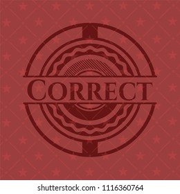 Correct red emblem. Vintage.