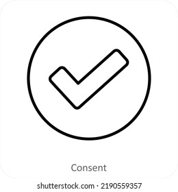 Concepto De Icono Correcto