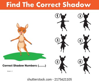 
Correct Shadow Educational Matching Game With Fun Character. Logic Games For Kids. Learnig Card For Child Kindergarten Or School.