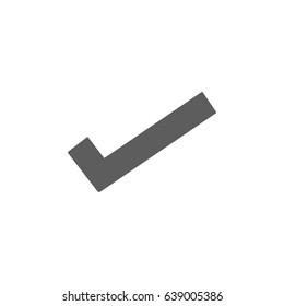 Correct sign icon vector