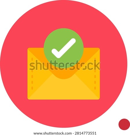 Correct vector Icon Design Illustration