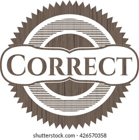 Correct wood emblem. Retro