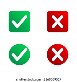 Correct and Wrong icon for web