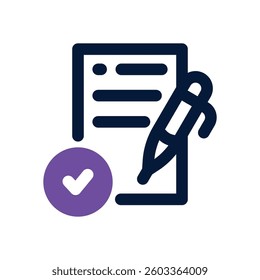 correction dual tone icon. Sleek and modern vector icon for websites, mobile apps, marketing materials, and corporate design. Fully scalable and ready to use.