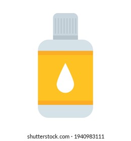 correction fluid bottle on background