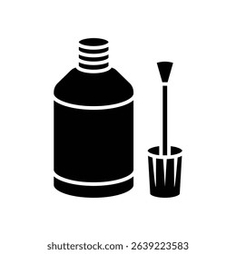 correction fluid icon vector design template