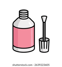 correction fluid icon vector design template