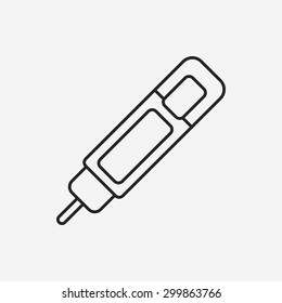 Correction Fluid line icon