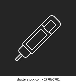Correction Fluid line icon