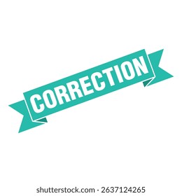 Correction Letter Rubber Stamp Template Design