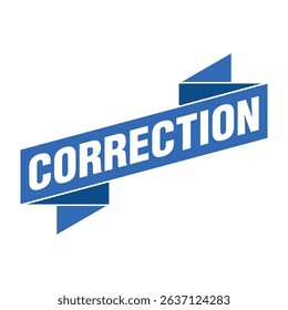Correction Letter Rubber Stamp Template Design