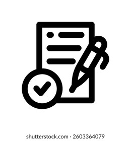 correction line icon. Clean and minimalist vector icon for websites, mobile apps, presentations, and logos. Fully scalable and customizable for any project.