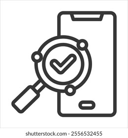 Correction Outline Icon Vector Illustration