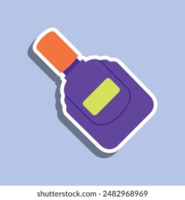 Correction pen stickers icon, icons for school supplies