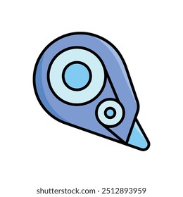 correction tape icon vector design template simple and clean