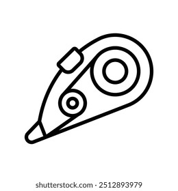 correção fita ícone vetor modelo de design simples e limpo