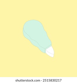 Correction tape icon vector illustration. Office, school stationery supplies. Quick and clean rewrite.