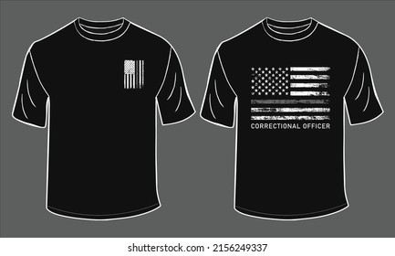 Corrections Officer T Shirt Design