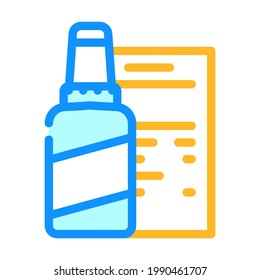 corrector stationery color icon vector. corrector stationery sign. isolated symbol illustration