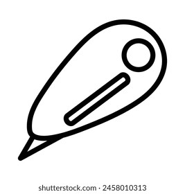 Corrector Vector Line Icon Design