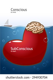 Correlation Between Heart And Brain. Conscious And SubConscious Mind