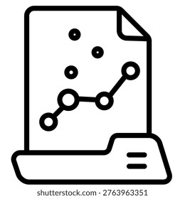 Correlation Icon Element For Design