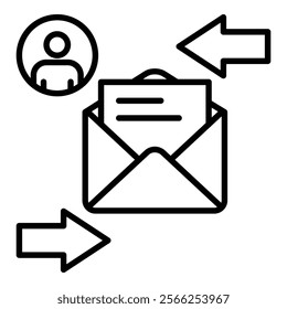 Correspondence Icon Element For Design