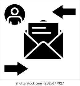 Correspondence Icon Element For Design