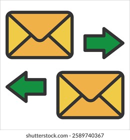 Correspondence Icon Element For Design