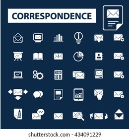 correspondence icons
