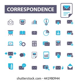 ícones de correspondência