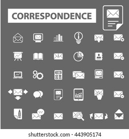 correspondence icons