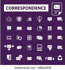 correspondence icons
