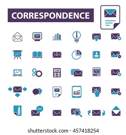 correspondence icons